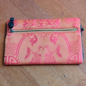 Elegant Orange and Pink Clutch